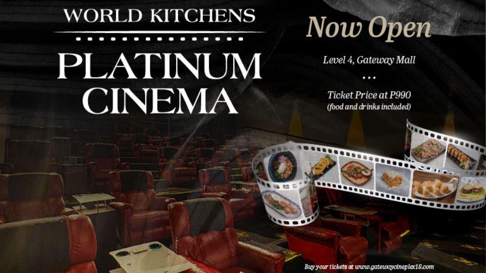 Savor global flavors and experience the action at World Kitchens Platinum Cinema